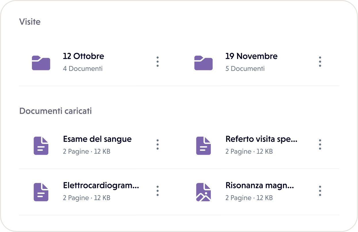 Condividi file e report in modo sicuro